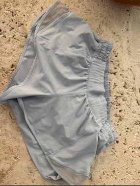 Lululemon Light Blue Athletic Running Shorts